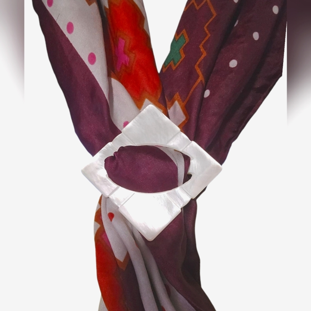 Mother of Pearl Scarf Holder/ Buckle